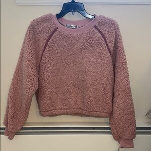 Pink Fleece Sweatshirt